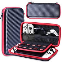 HEYSTOP Case na przełącznik Nintendo i OLED Model ochronny twardy przenośny torba podróżna Shell pokrowiec na przełącznik konsoli Nintendo 2